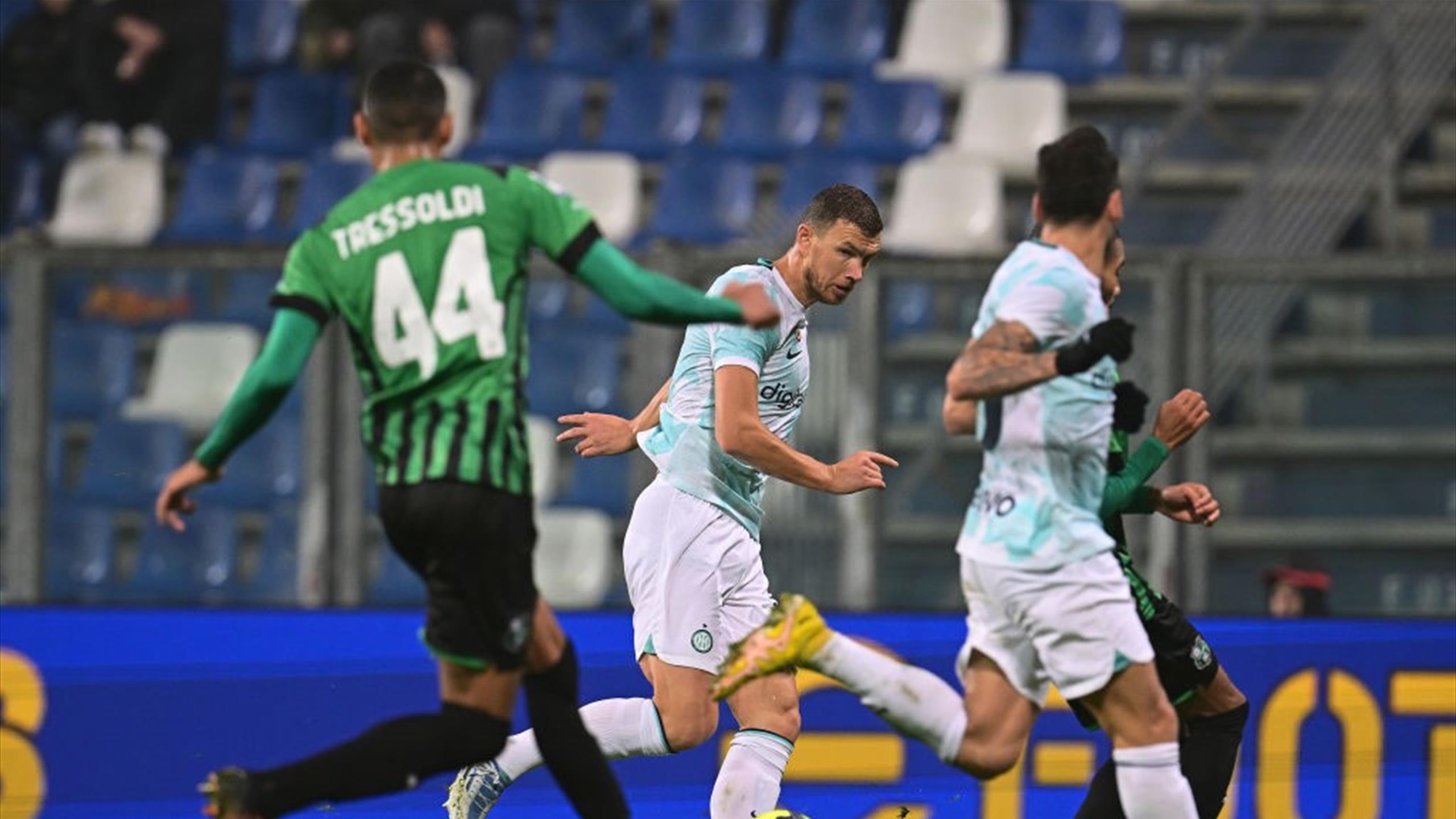 Sassuolo-Inter 0-1: Dzeko decisivo, rivivi il LIVE