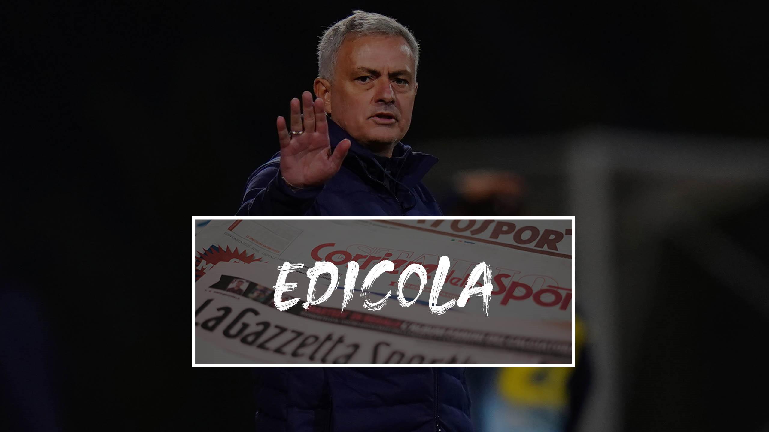 🗞 Mourinho dice no al Portogallo: per ora solo Roma