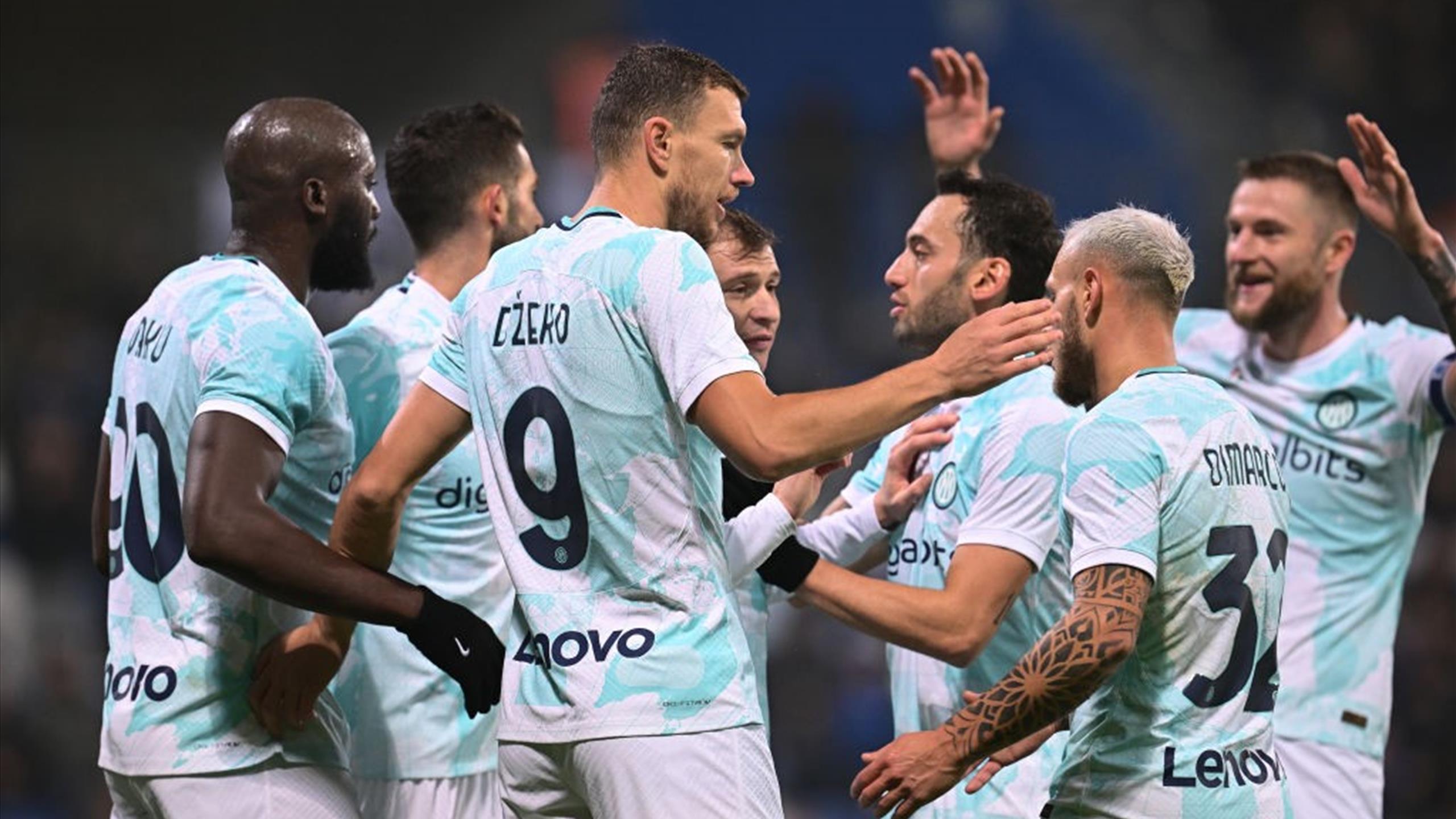 Dzeko vede il Sassuolo e si scatena: l'Inter vince 1-0