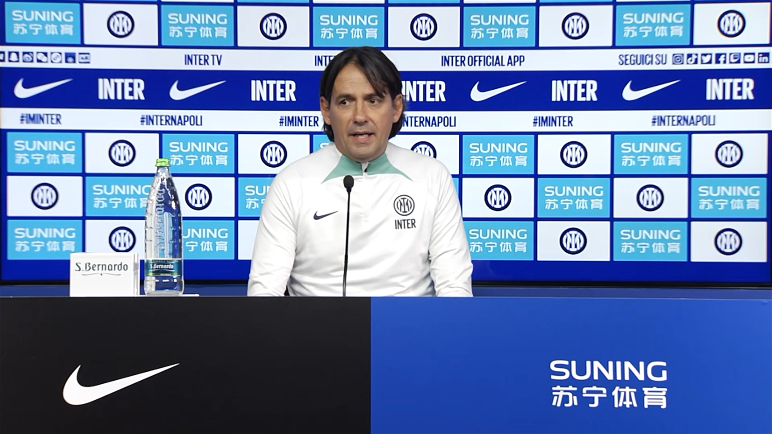Inzaghi: "Skriniar dà tutto ed è innamorato dell'Inter"