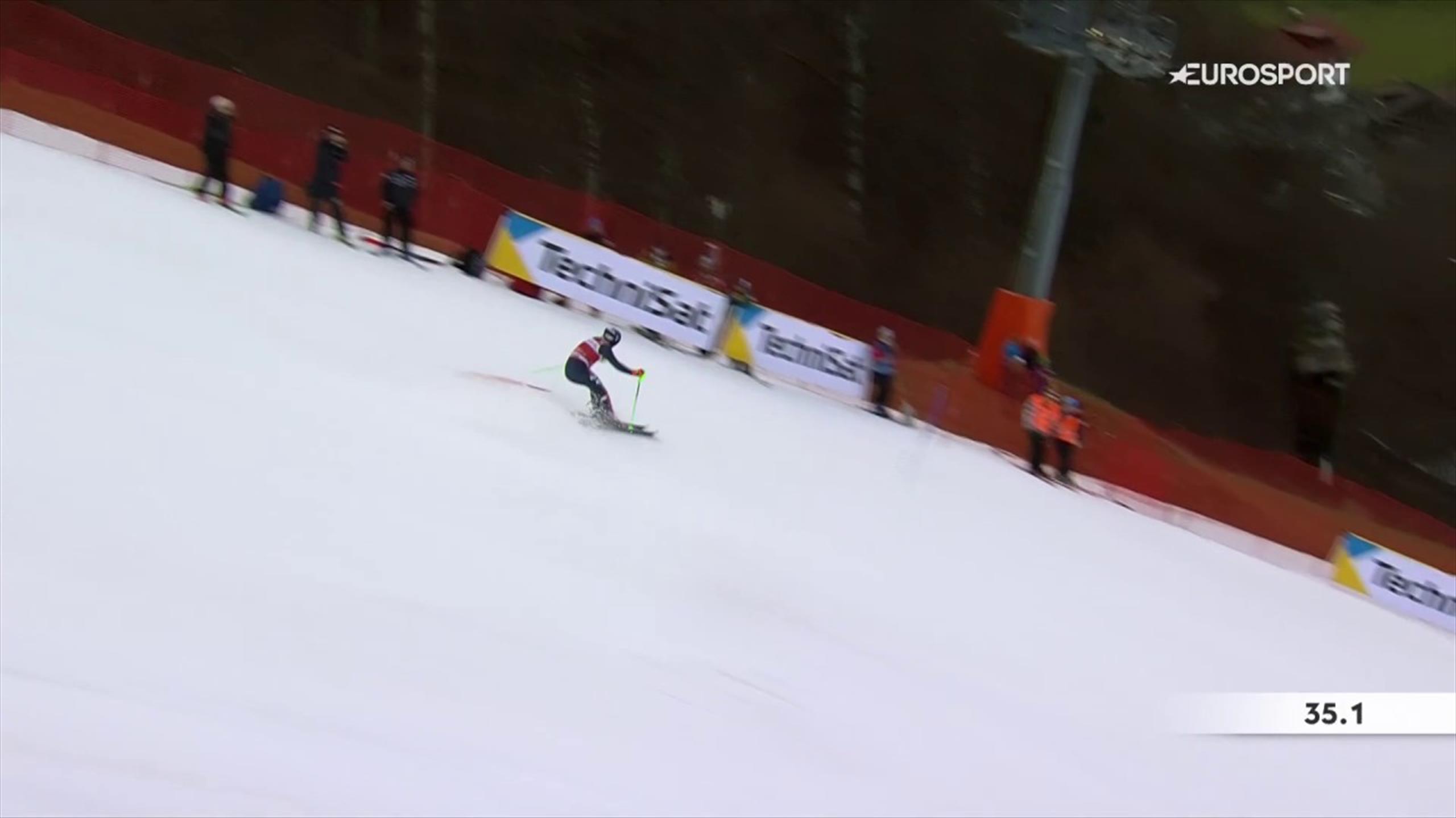 Kristoffersen sfrutta il pettorale 1 e si piazza davanti a Garmisch: riguardalo