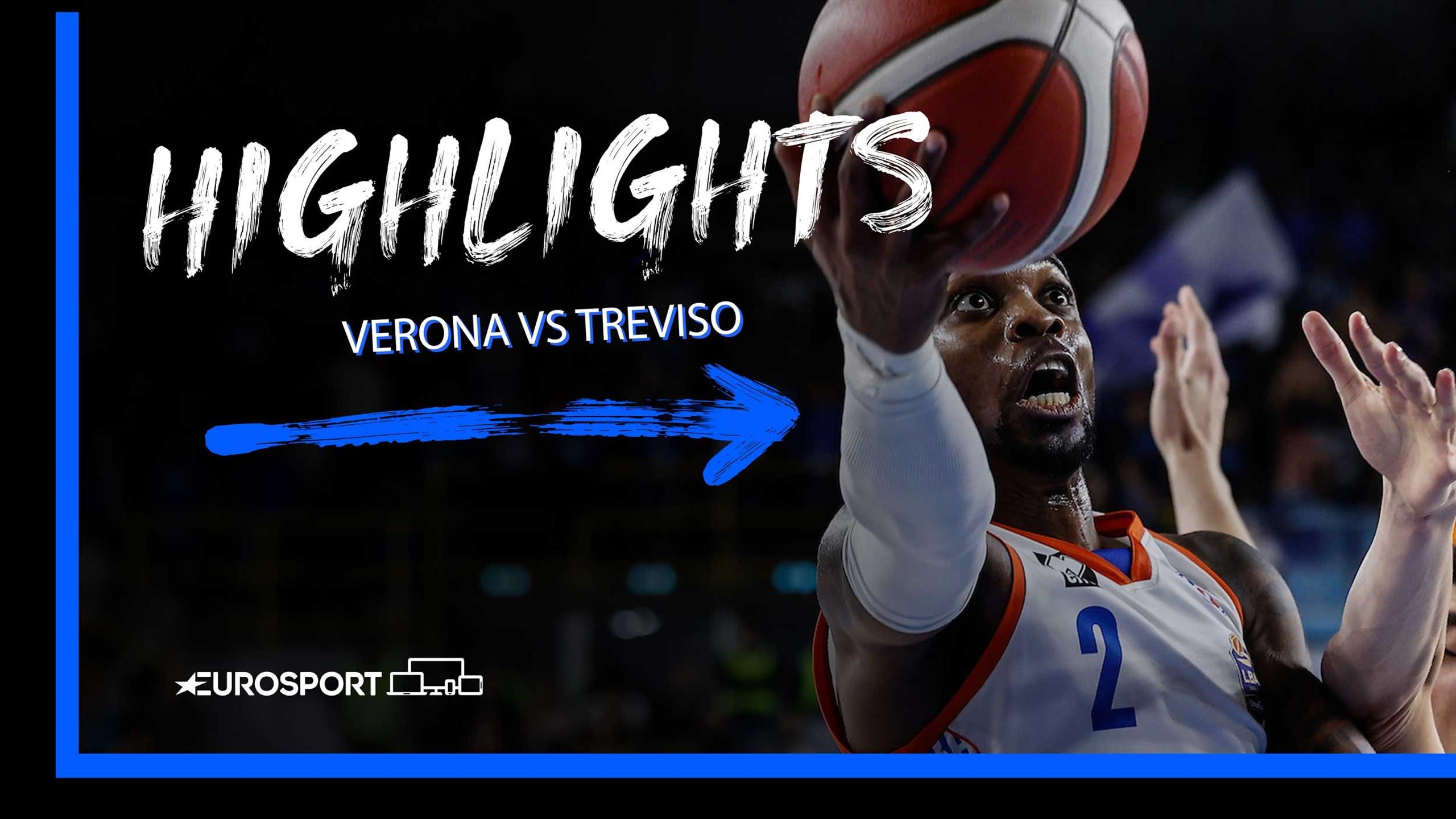Treviso travolge Verona con un super Banks: gli highlights in 120''