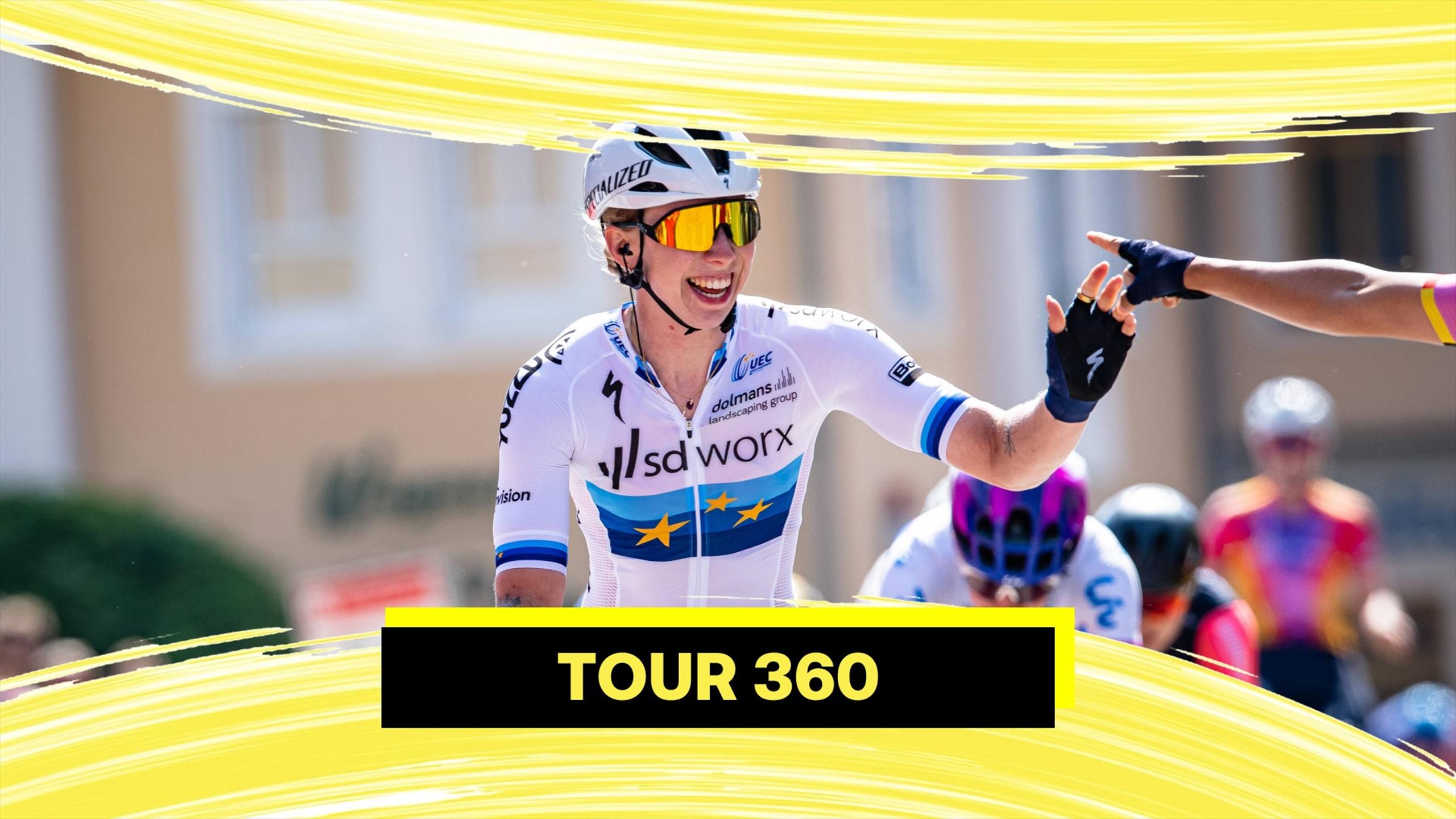 Tour 360: Wiebes per la vittoria, Kopecky sempre in giallo