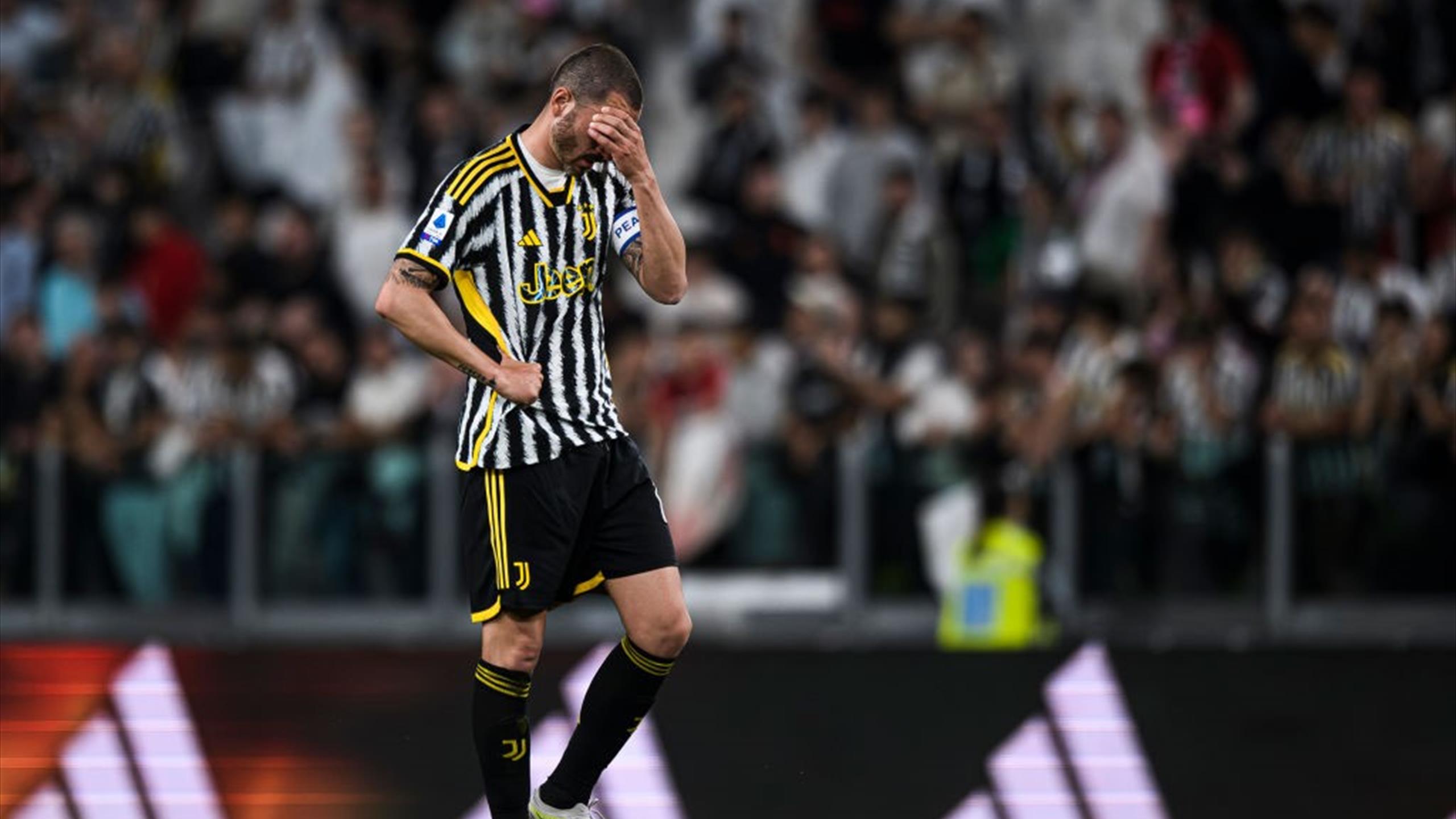 Juventus: Bonucci fuori rosa per scelta tecnica. Si allenerà da solo