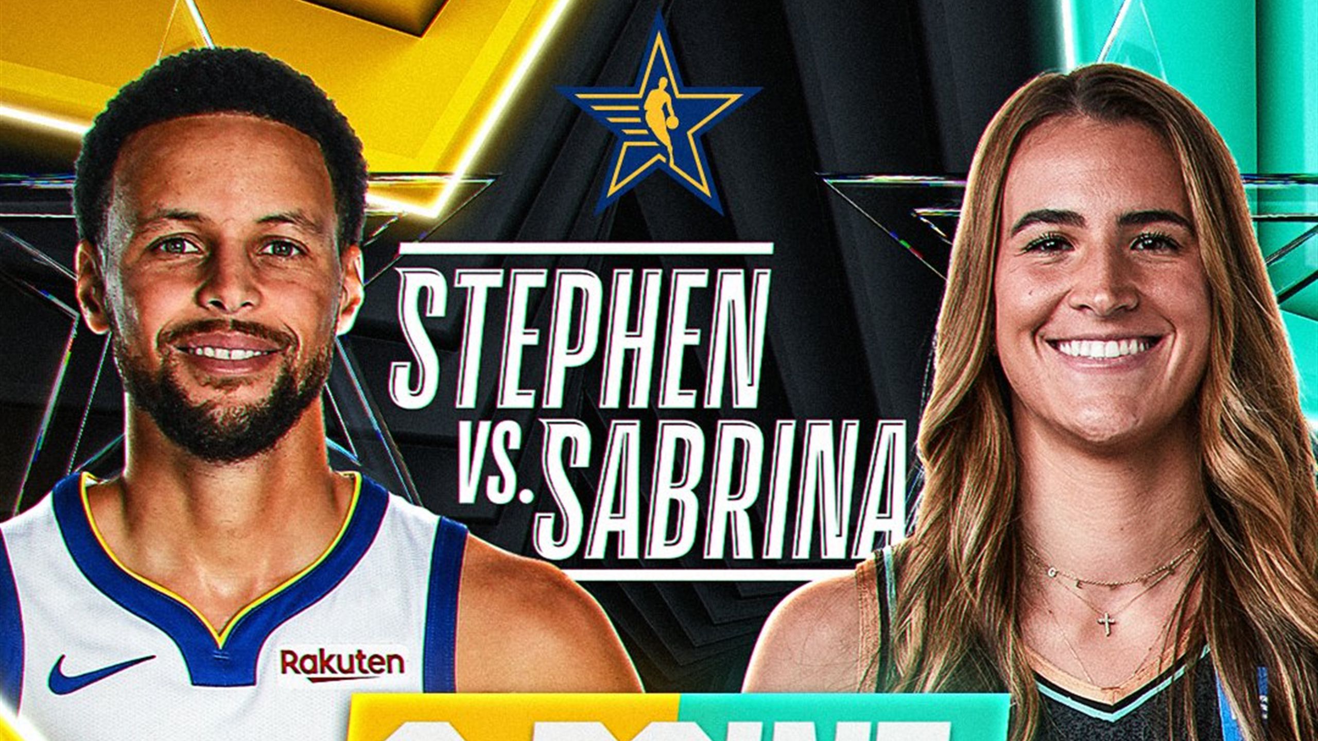 Curry vs Sabrina Ionescu: sfida a suon di triple per beneficenza