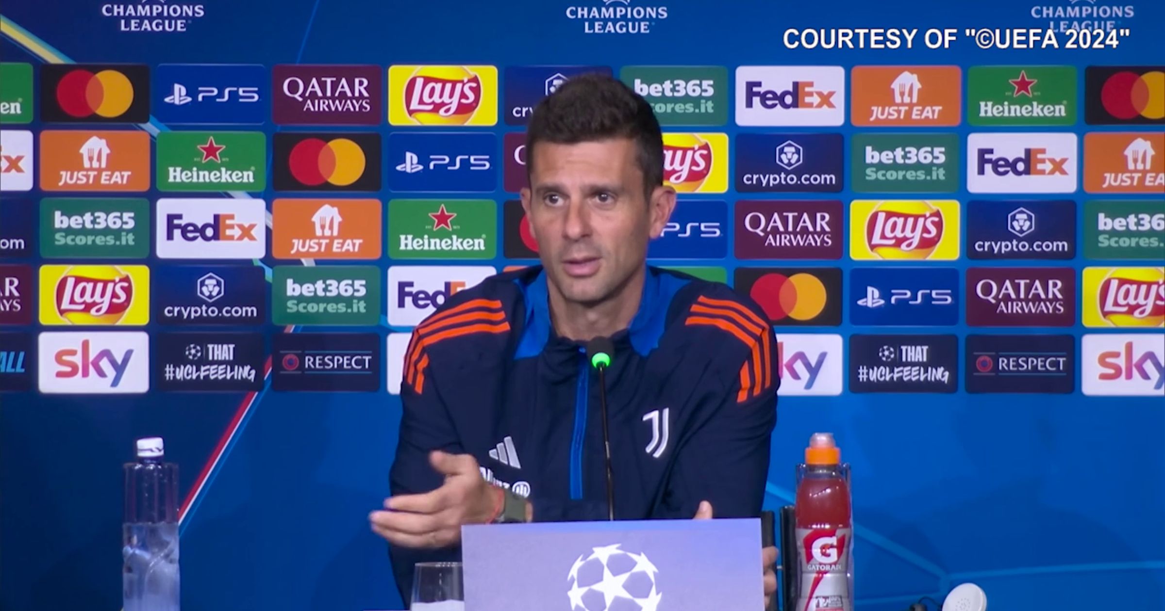 Thiago Motta: "Yildiz zero tiri? Ha qualità, sono contento del suo lavoro"