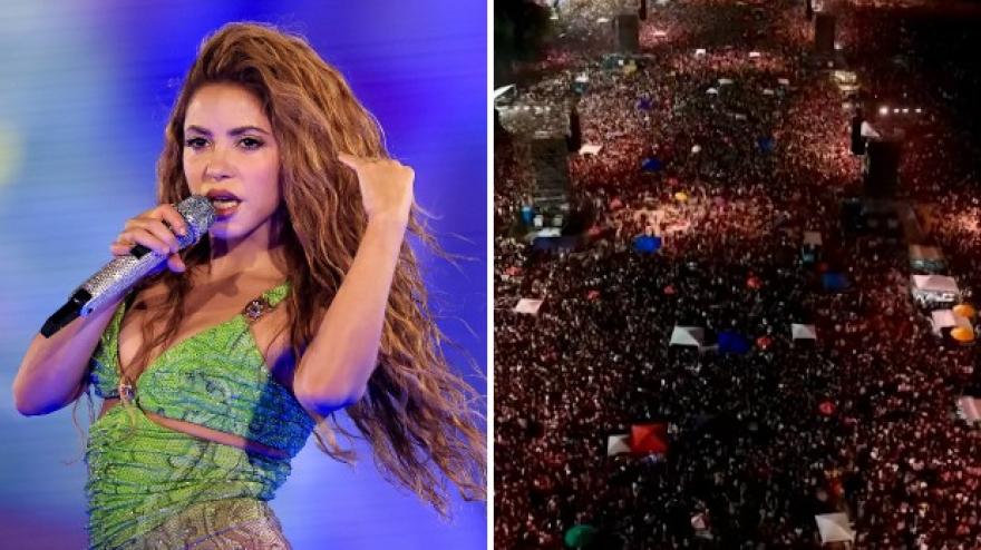 Rio, 2 milioni di persone al concerto di Shakira: insulti per Piqué