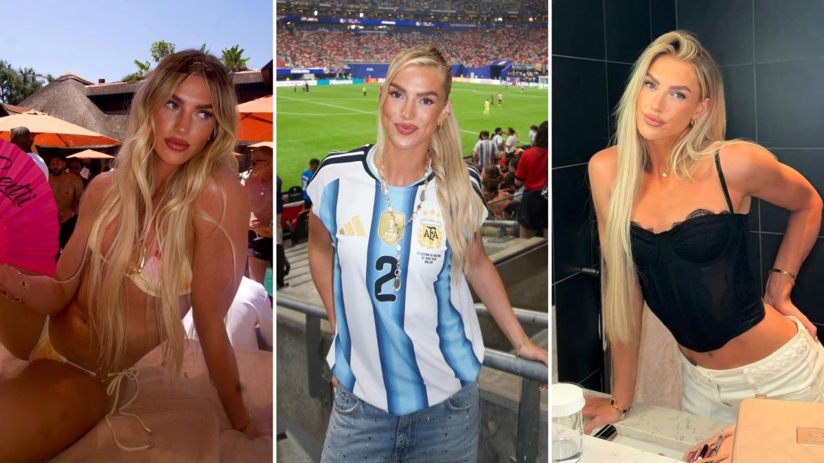 Amore o Patria? La wag Kelci-Rose Bowers "tradisce" l'Inghilterra per il fidanzato Marcos Senesi