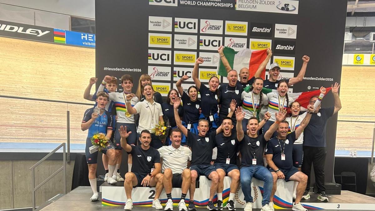 Mondiali junior su pista, l’Italia vince il medagliere