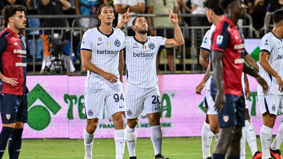 LIVE Al 45' Cagliari-Inter 0-1: Calha-gol, dominio della squadra di Chivu