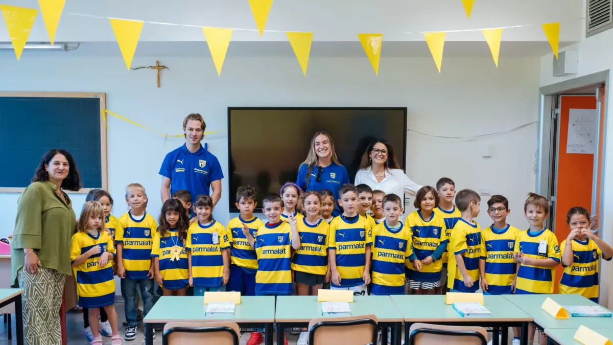 "Forma la tua Passione": il Parma al fianco dei più piccoli nel primo giorno di scuola