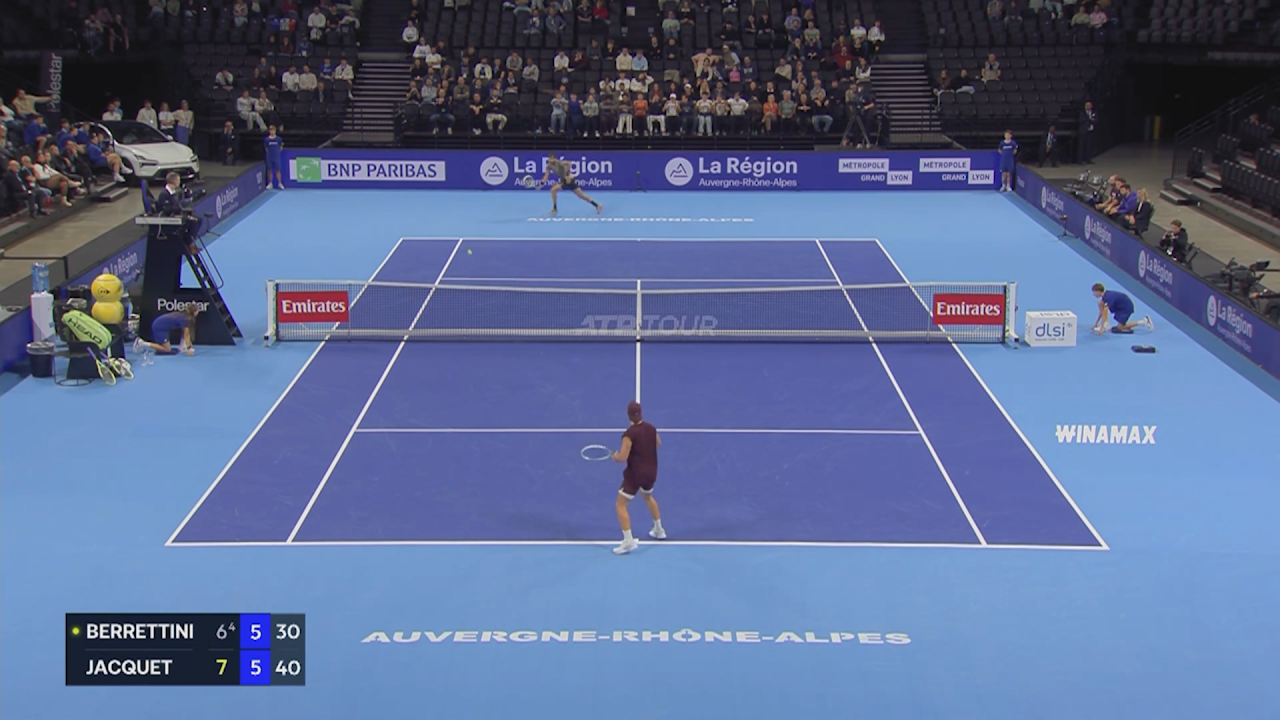 Berrettini-Jacquet, Atp Lione highlights: continua il periodo negativo per l'azzurro