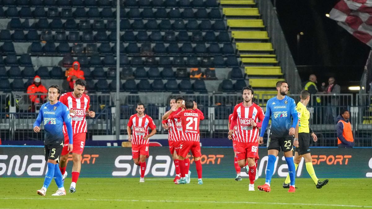 Il Vicenza ritrova i tre punti dopo due mesi: Empoli ko 2-0 grazie a Rauti e Pellizzari