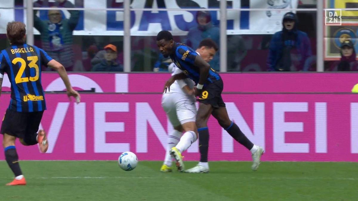 Rigore negato all'Inter sullo 0-1: contatto Thuram-Viery, il Var non interviene. Cos'è successo