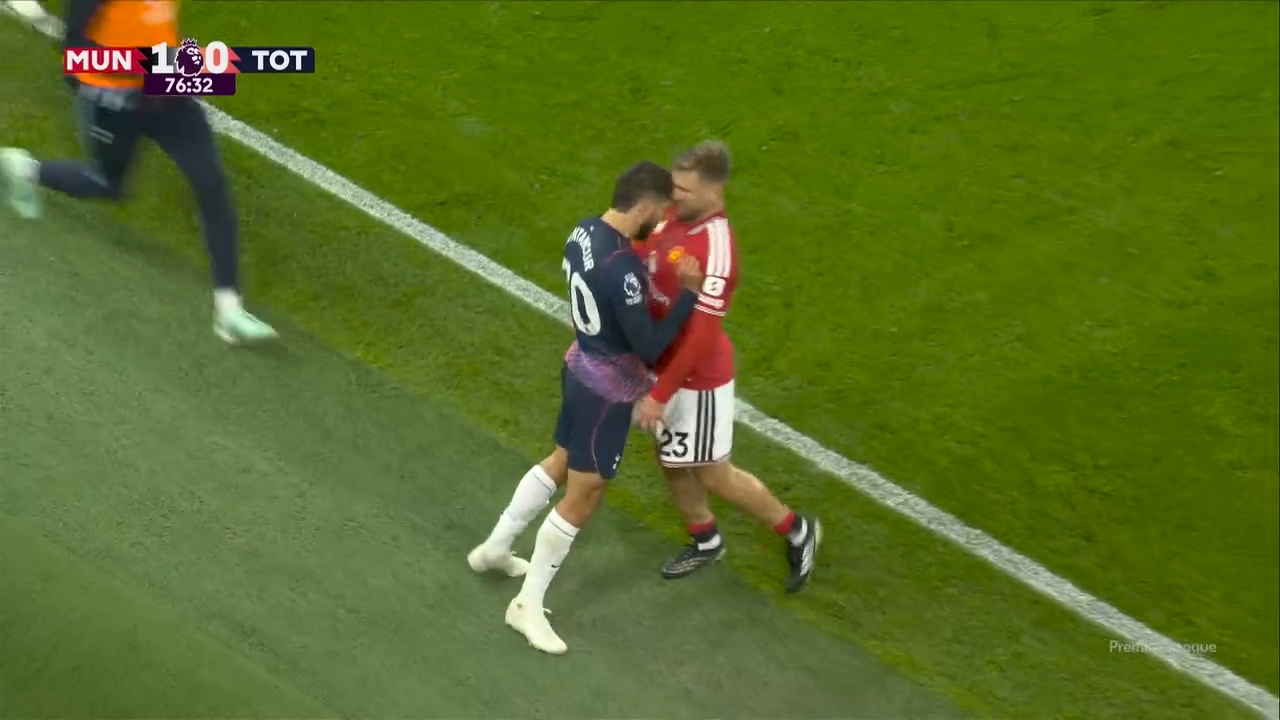 Manchester United-Tottenham 1-1: gol e highlights