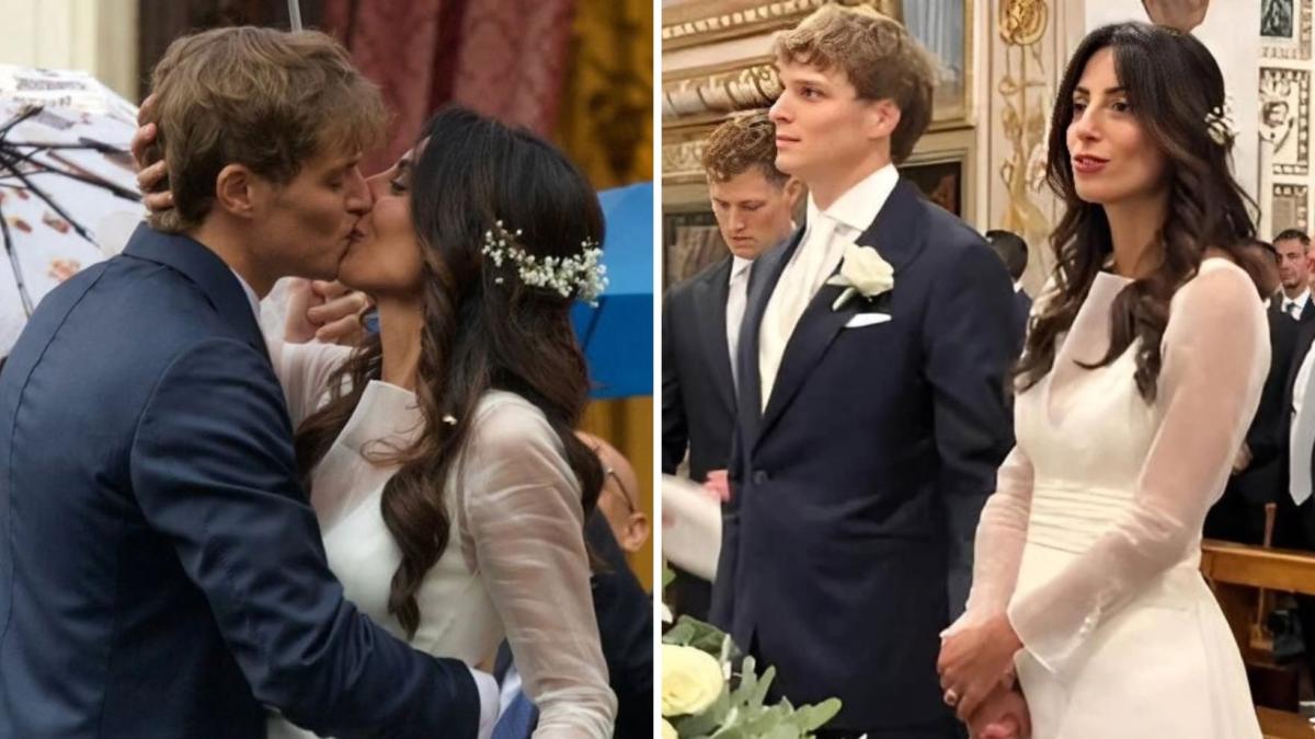 Giorgia Cardinaletti ha sposato Francesco Bechis: la cerimonia a Fabriano e gli invitati vip